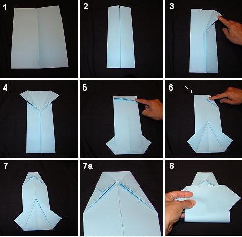 Поделки рубашка из бумаги