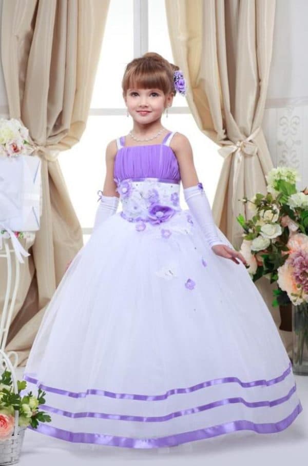Нежное платье принцесса для маленькой модницы