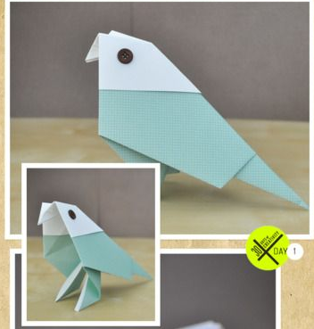 Как сделать из бумаги голубей?