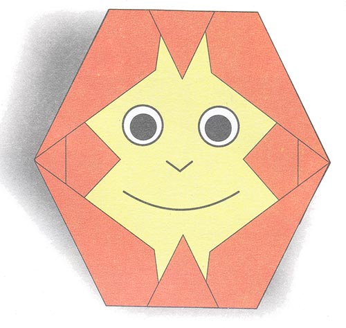 Оригами для детей. Обезьянка / Схемы 