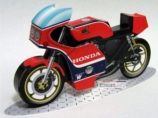 Мотоцикл Honda-CB750 из бумаги