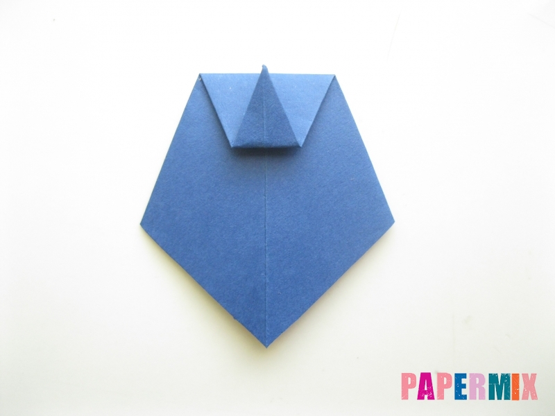 Как сделать рубашка с галстуком из бумаги (оригами) - шаг 27