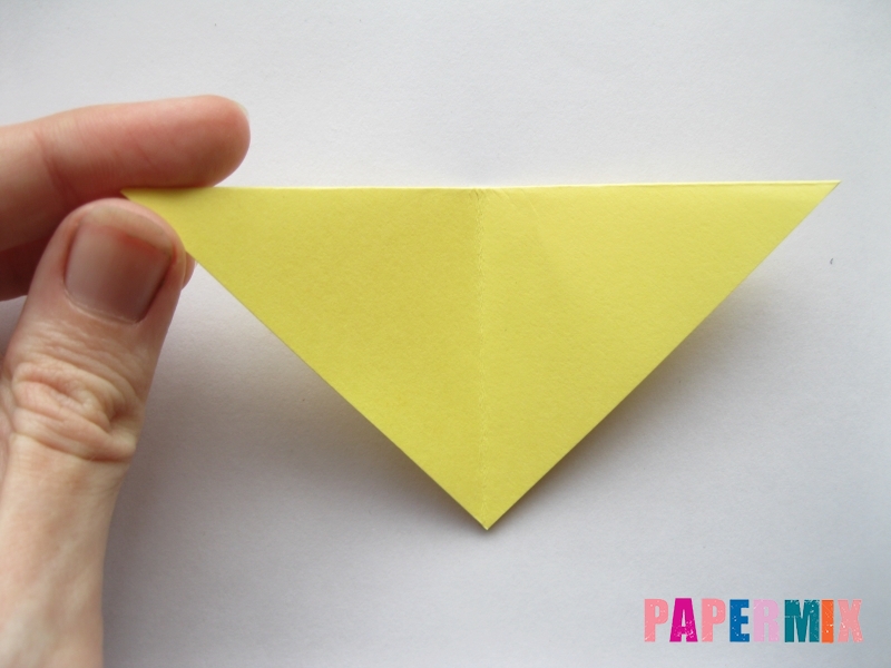 Как просто сделать лисичку из бумаги поэтапно - шаг 4