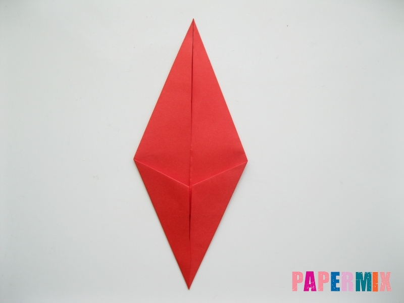 Как сделать жука из бумаги (оригами) инструкция - шаг 4