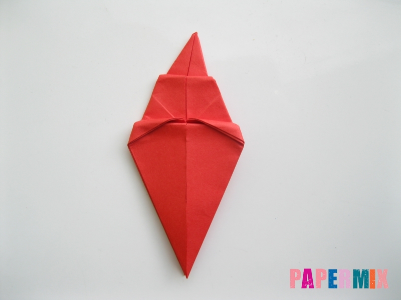 Как сделать жука из бумаги (оригами) инструкция - шаг 9