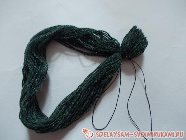 Осьминог из ниток для вязания
