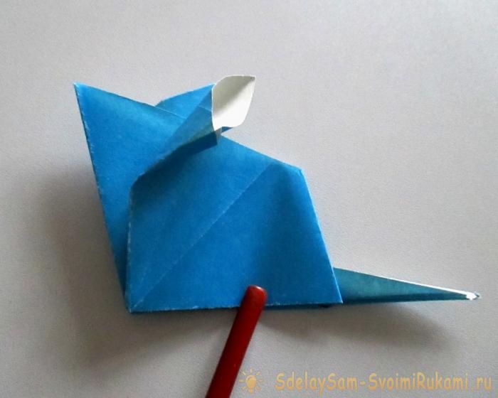 Как сделать мышку из бумаги