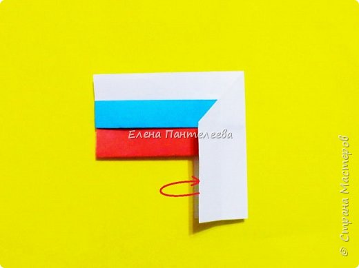 Продолжая тему 70-летия победы, предлагаю еще одну авторскую разработку по оригами- Российский флаг. фото 32