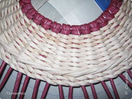 Хочу поделиться своим плетением юрты. Очень здорова пойдёт для оформления подарка ко дню свадьбы. фото 14