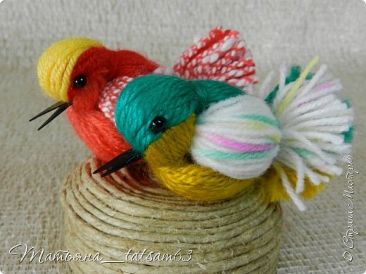 Птички из шерсти, наравне с цветами – мое любимое рукоделие. 
Милости прошу посмотреть на мою стайку птичек. фото 50