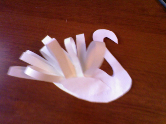 Лебеди — поделки из бумаги и фольги 