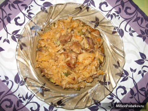 Рецепт второго блюда «Рис с капустой 