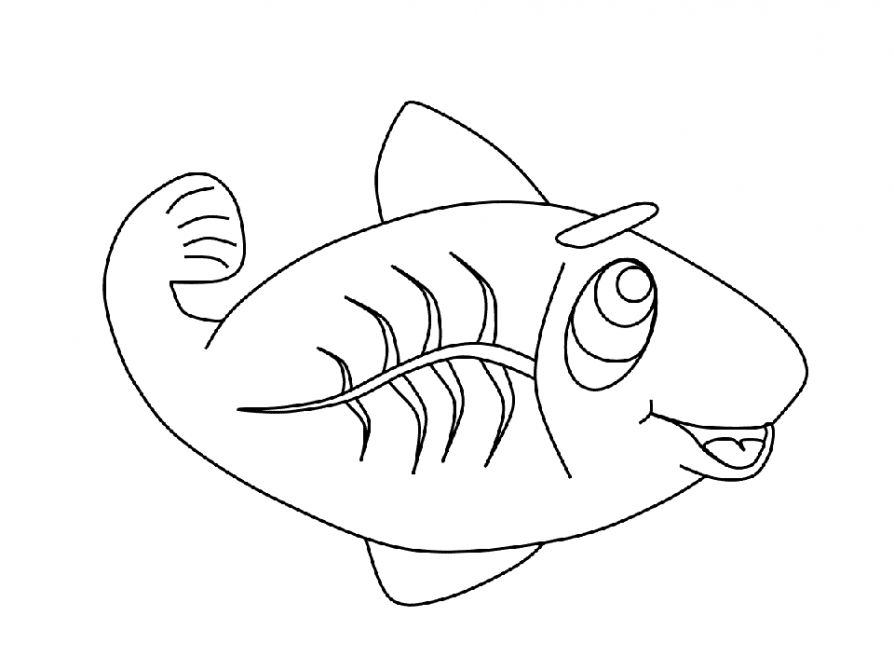 Раскраски Рыбы - Сайт для мам малышей
