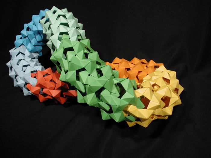 Поделки из модулей. Модульное оригами 