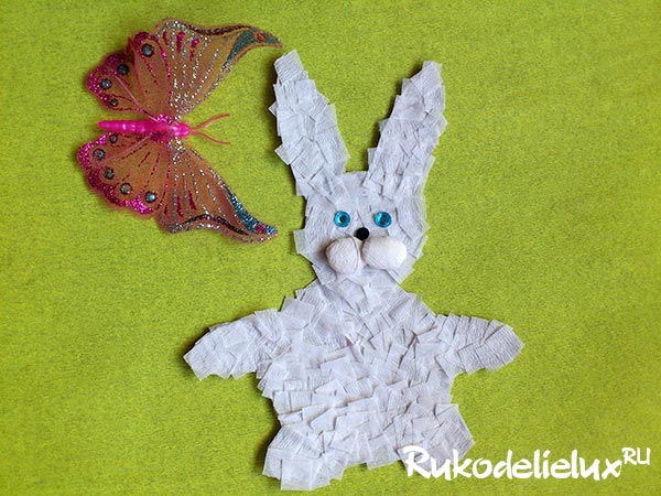 Пасхальный кролик своими руками из бумаги