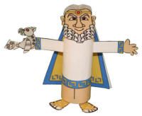 King Minos Toilet Paper Roll Craft - Greek crafts &amp; activities for kids