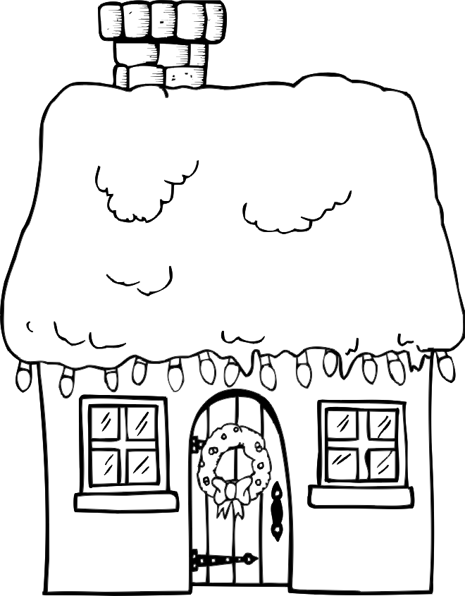 Сказочный домик раскраска house from fairyland 