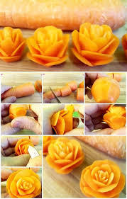украшения из моркови своими руками роза поэтапно мастер-класс