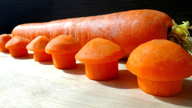 украшения из моркови своими руками