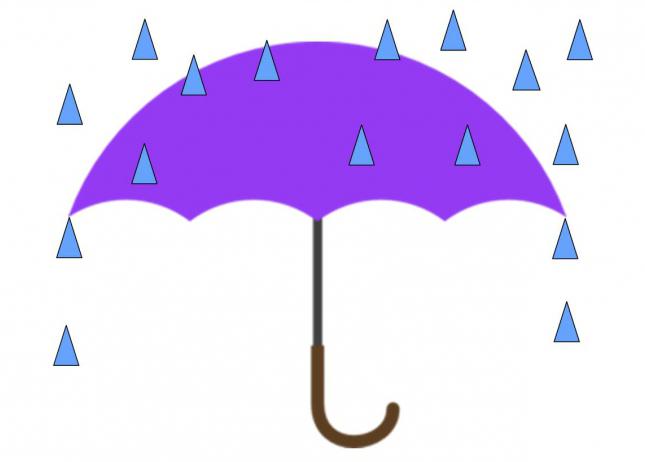 аппликация для детей 2 3 лет зонтик 