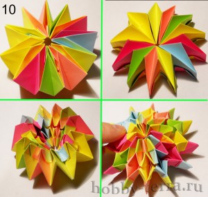 Модульное-оригами-фейерверк-из-бумаги