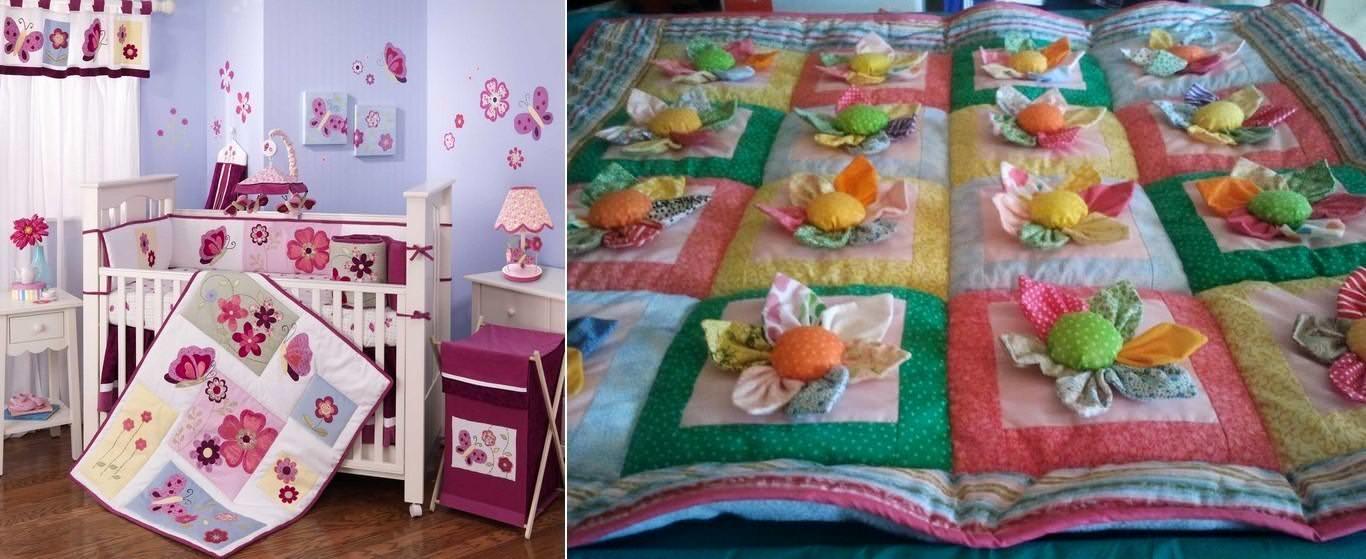 Декор детской комнаты в стиле пэчворк способен сделать жизнь маленького ее обитателя сказочной