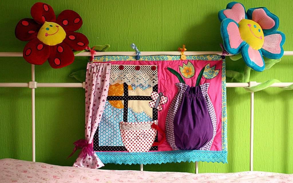 С техникой лоскутного шитья можно детскую комнату превратить в яркую сказку