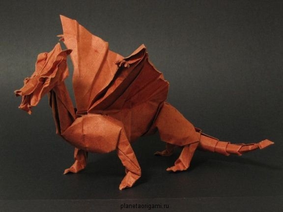 Как сделать дракона из бумаги