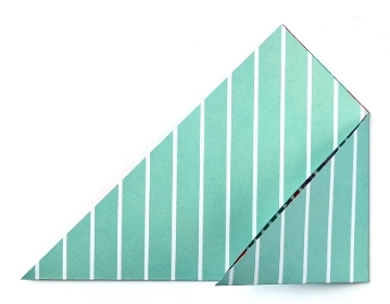 Конверт оригами-заверните правй угол