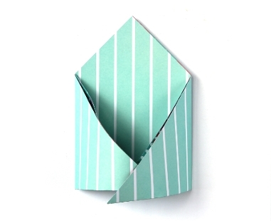Конверт оригами-раскройте углы