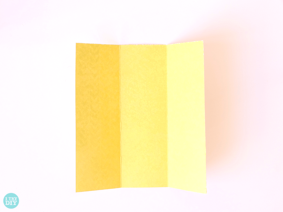 Конверт оригами-разверните бумагу