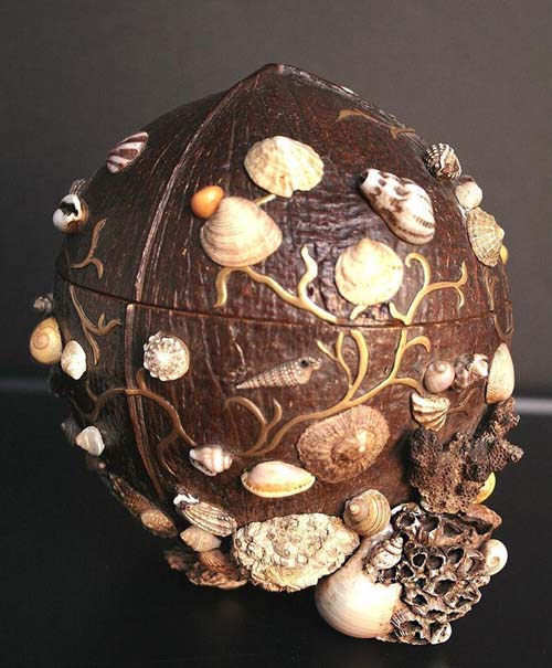 Какие поделки сделать из скорлупы кокоса