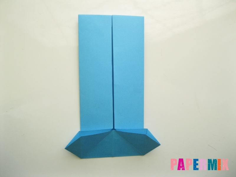 Как сделать рубашка с галстуком из бумаги (оригами) - шаг 16