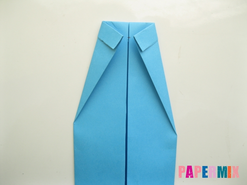 Как сделать рубашка с галстуком из бумаги (оригами) - шаг 17