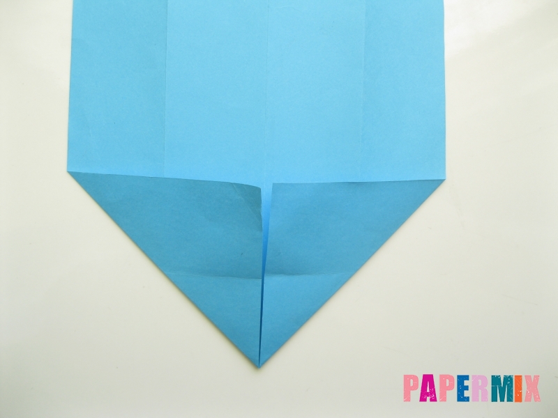 Как сделать рубашка с галстуком из бумаги (оригами) - шаг 6