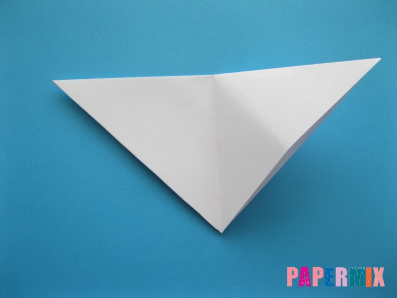 Как сделать акулу из бумаги (оригами) поэтапно - шаг 3