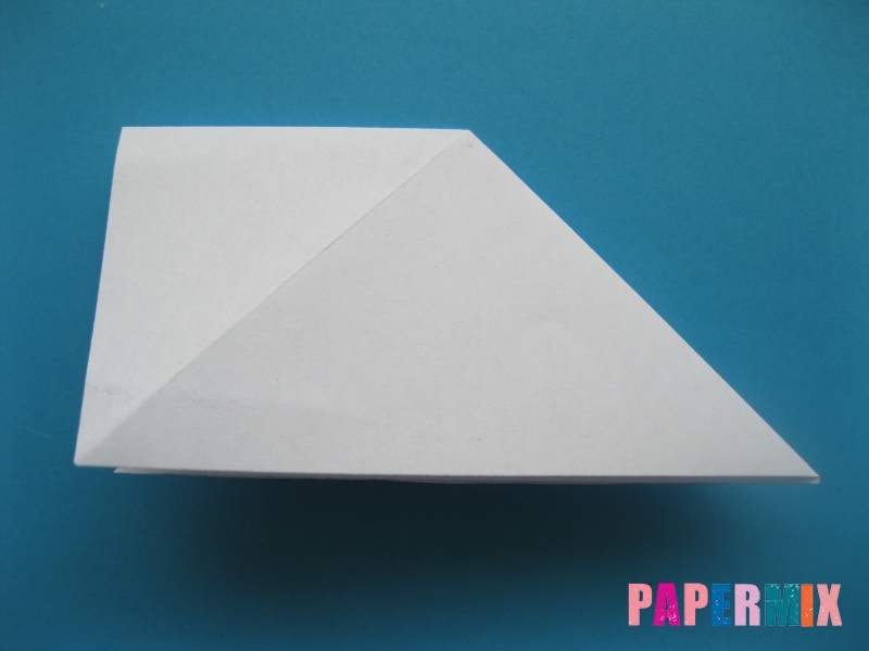 Как сделать цаплю из бумаги (оригами) поэтапно - шаг 5