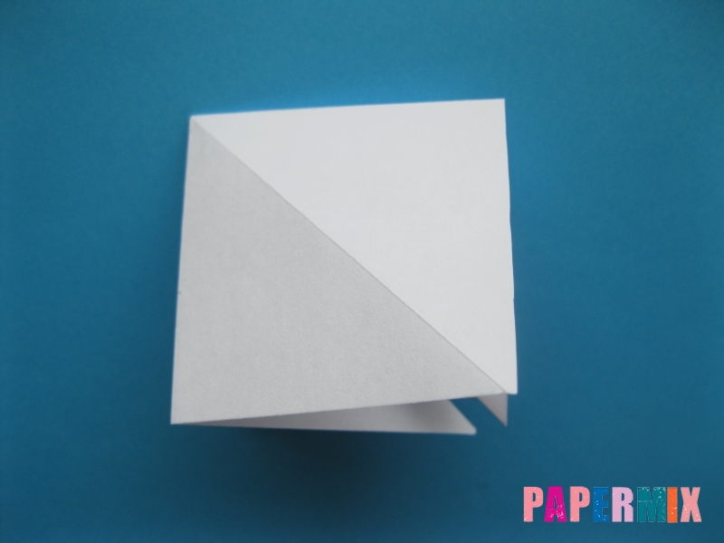 Как сделать цаплю из бумаги (оригами) поэтапно - шаг 6