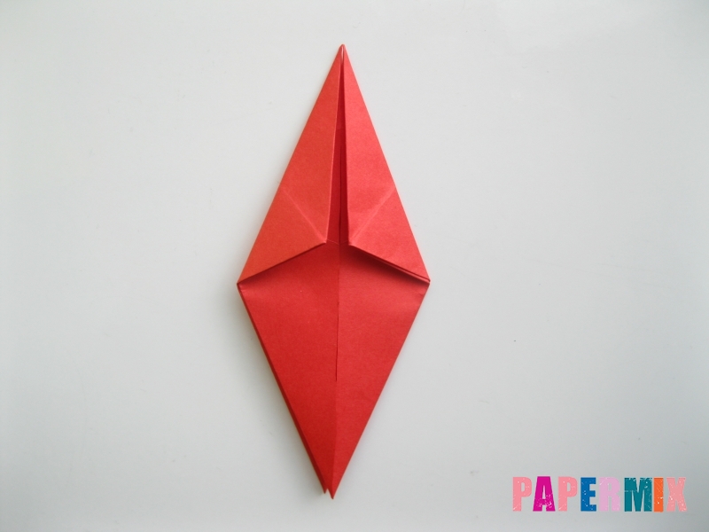 Как сделать жука из бумаги (оригами) инструкция - шаг 7