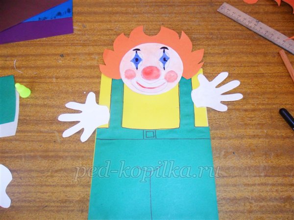 Театральная кукла Клоун своими руками