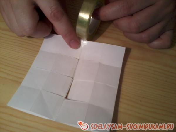 Куб – трансформер из бумаги