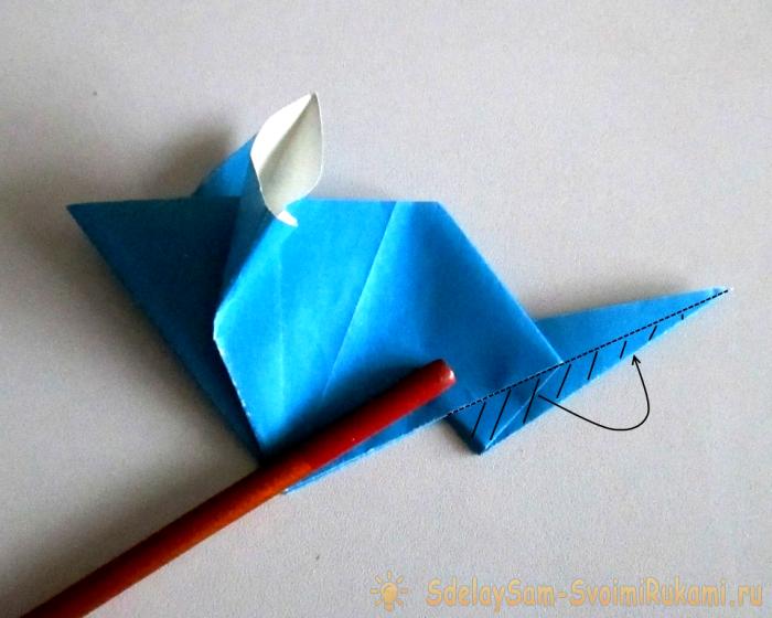 Как сделать мышку из бумаги