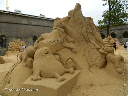Скульптуры из песка " Поиск мастер 