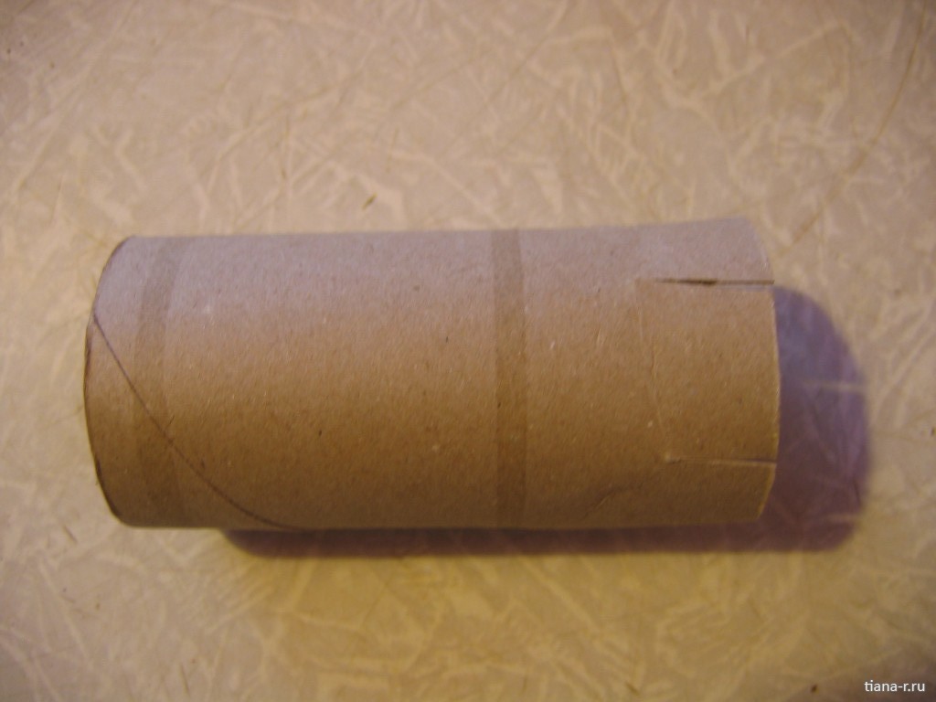 обычный рулончик от туалетной бумаги 