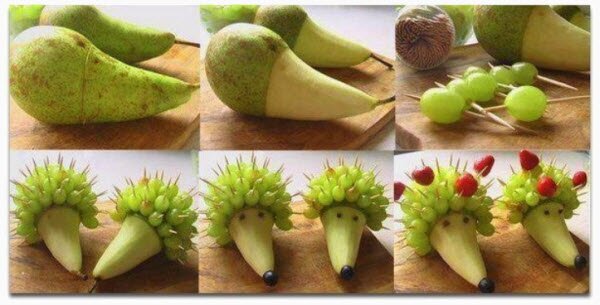 поделки из овощей и фруктов