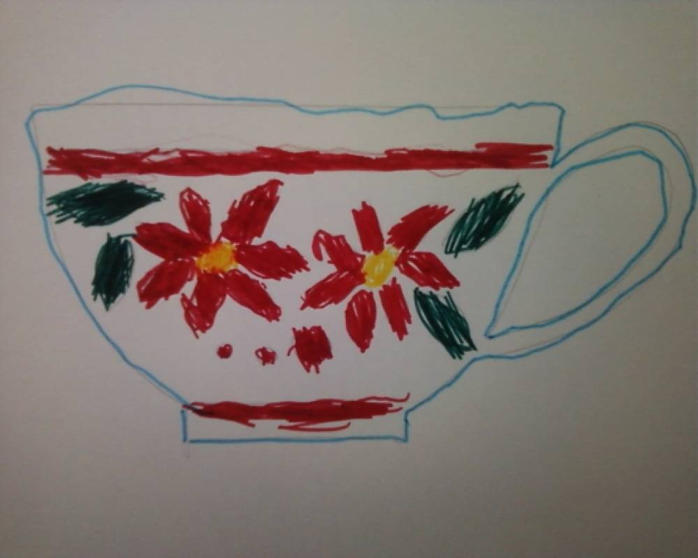 чайная чашка из сказки К. И. Чуковского 
