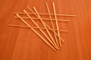 Игрушечный мостик своими руками - бамбуковые шпажки