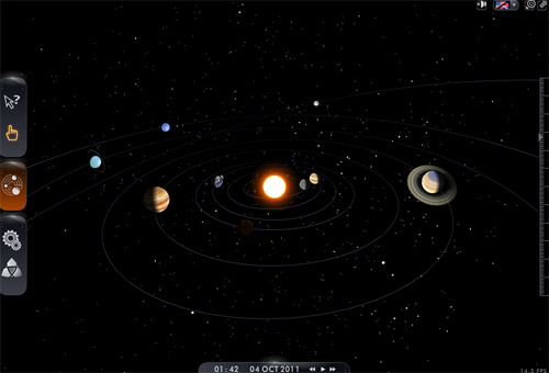 Наглядный макет солнечной системы на 