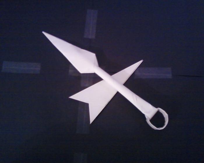 оригами из бумаги схемы оружие