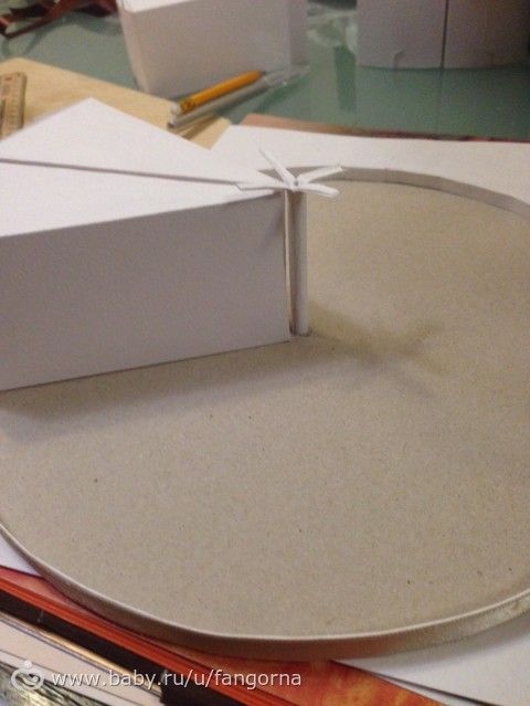 Мастер класс по созданию тортика из картона с сюрпризами.